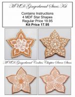 Gingerbread Cookie Stars Kit NEW!